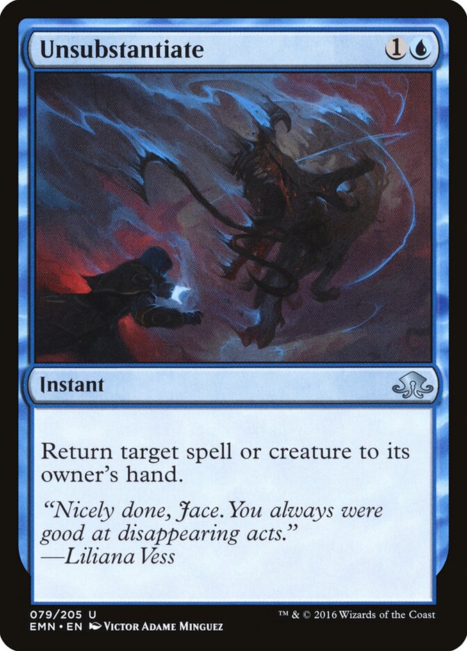 Insubstanciar / Unsubstantiate - Magic: The Gathering - MoxLand