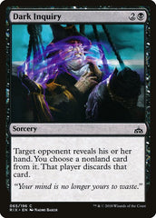 Interrogatório Sombrio / Dark Inquiry - Magic: The Gathering - MoxLand