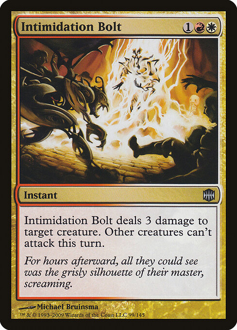 Raio da Intimidação / Intimidation Bolt - Magic: The Gathering - MoxLand