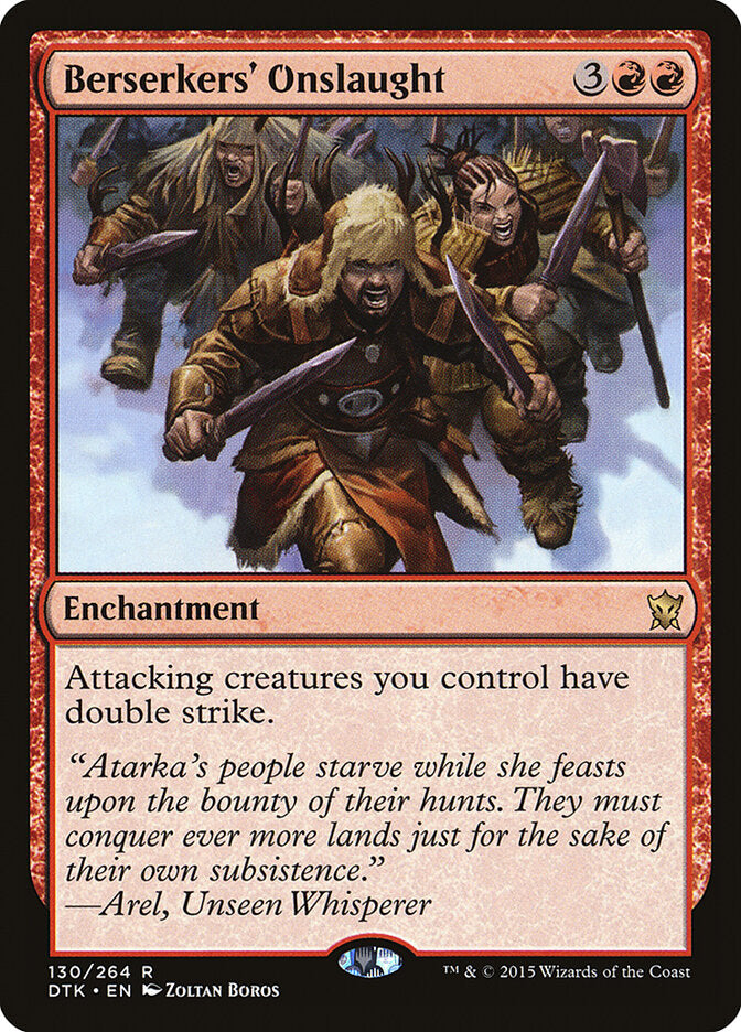 Investida dos Amoques / Berserkers' Onslaught - Magic: The Gathering - MoxLand