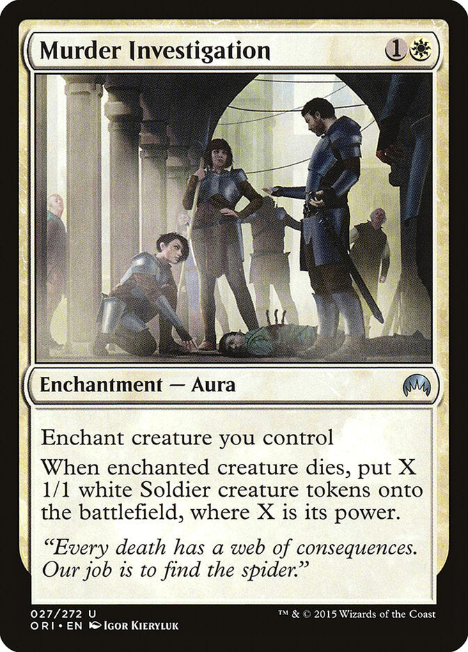 Investigação de Assassinato / Murder Investigation - Magic: The Gathering - MoxLand