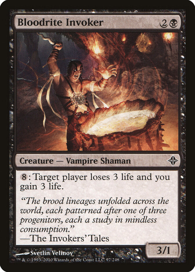 Invocador do Ritual de Sangue / Bloodrite Invoker - Magic: The Gathering - MoxLand