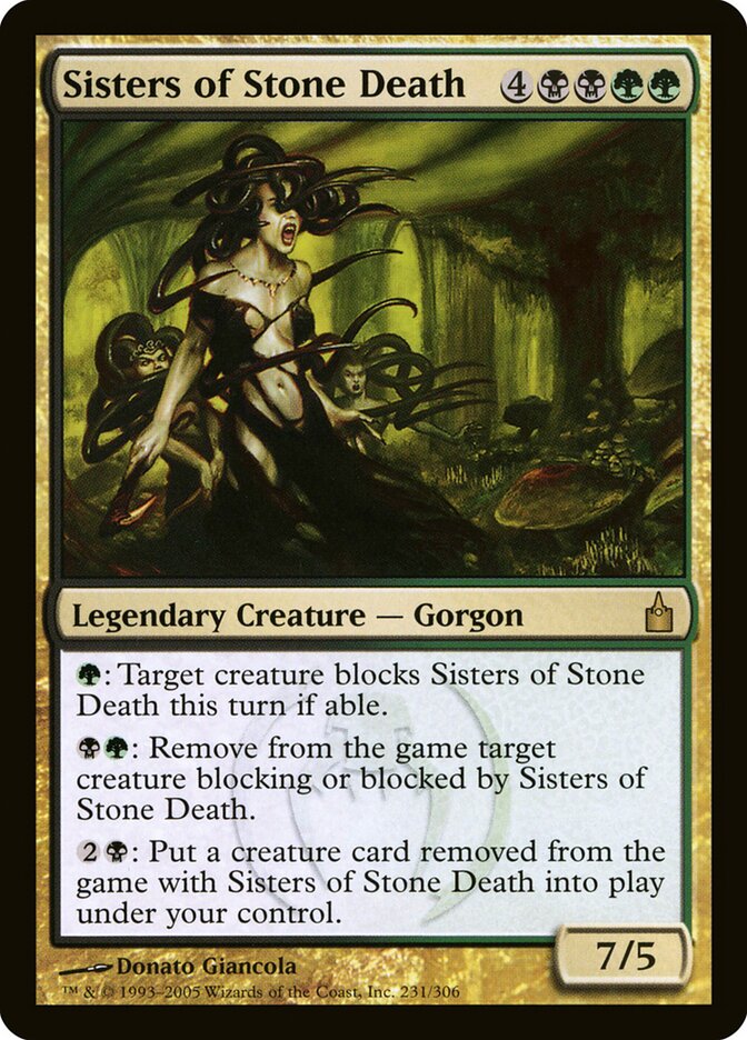 Irmãs da Morte Petrificante / Sisters of Stone Death - Magic: The Gathering - MoxLand