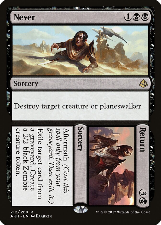 Jamais / Retornar / Never / Return - Magic: The Gathering - MoxLand