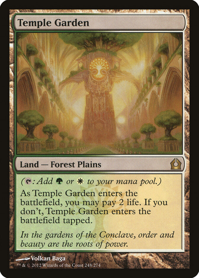 Jardim do Templo / Temple Garden - Magic: The Gathering - MoxLand