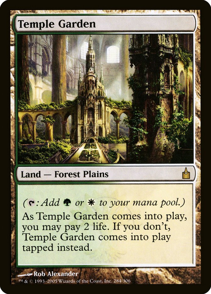 Jardim do Templo / Temple Garden - Magic: The Gathering - MoxLand