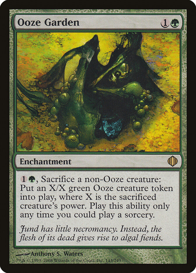 Jardim Lodoso / Ooze Garden - Magic: The Gathering - MoxLand