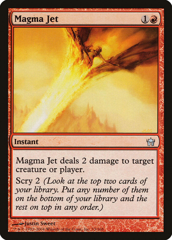 Jato de Magma / Magma Jet - Magic: The Gathering - MoxLand