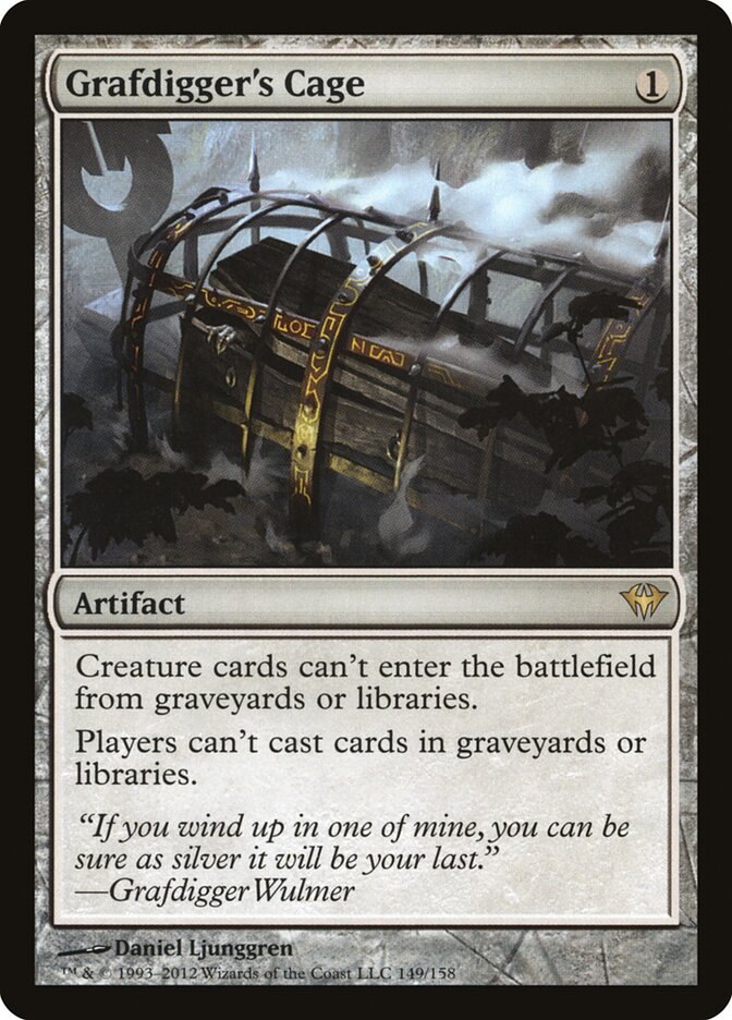 Jaula do Escavador de Túmulos / Grafdigger's Cage - Magic: The Gathering - MoxLand