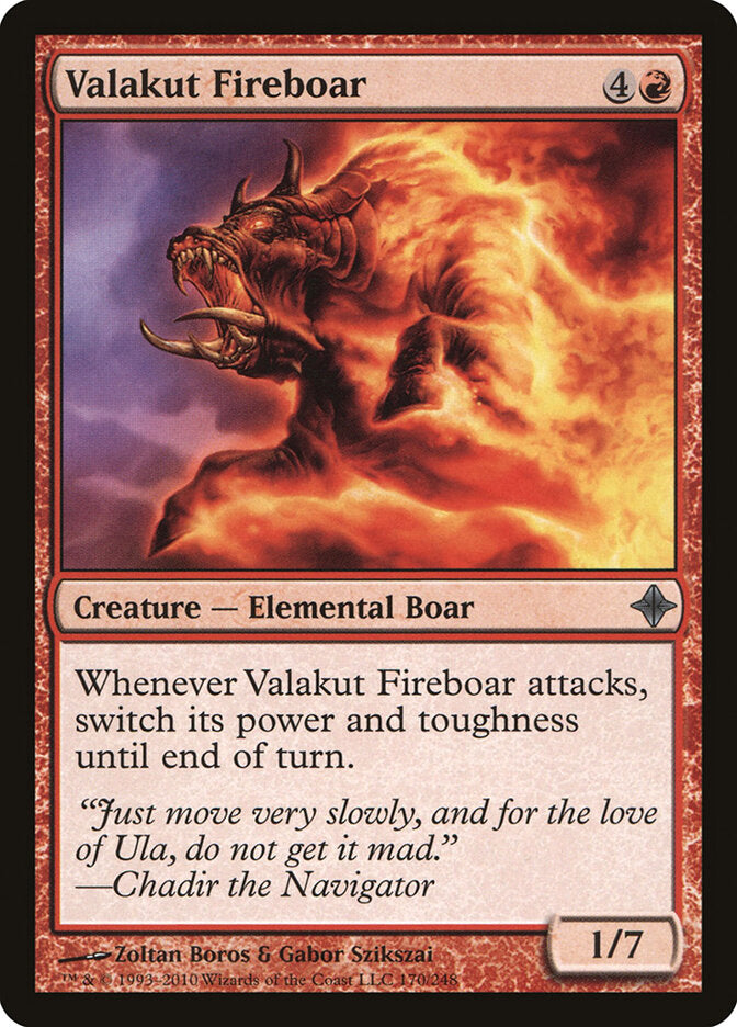 Javali de Fogo de Valakut / Valakut Fireboar - Magic: The Gathering - MoxLand