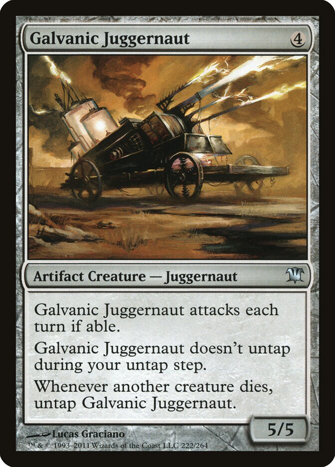 Juggernaut Galvânico / Galvanic Juggernaut - Magic: The Gathering - MoxLand