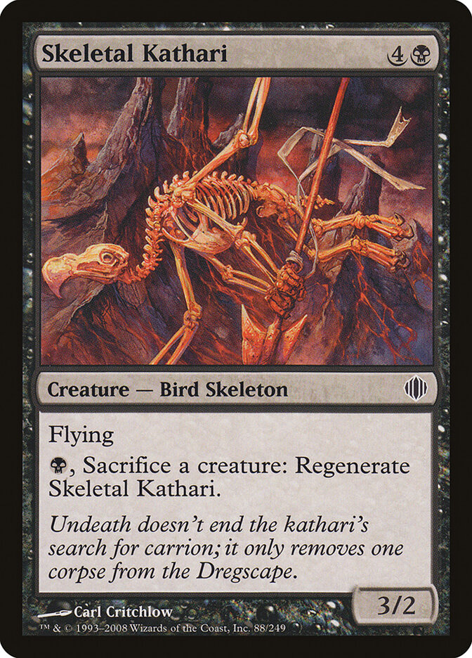 Kathari Esquelético / Skeletal Kathari - Magic: The Gathering - MoxLand