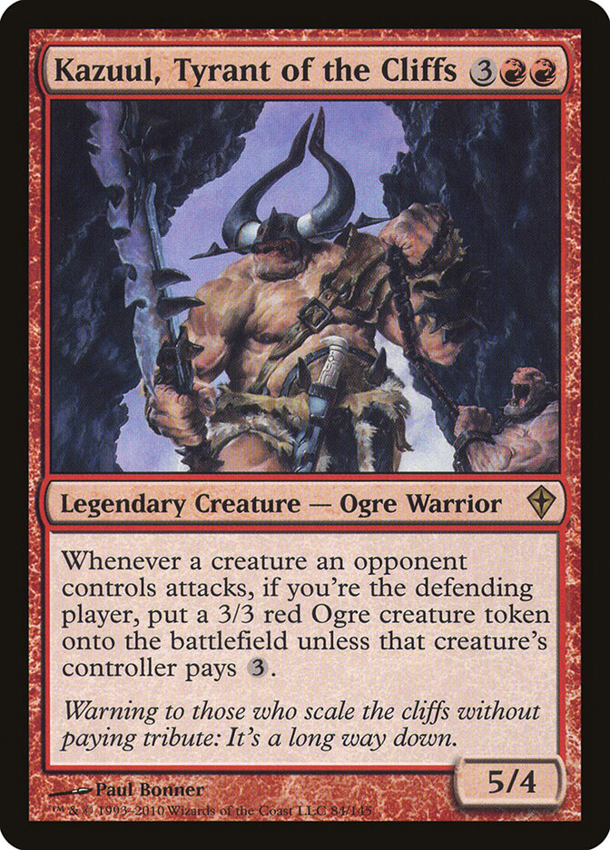 Kazuul, Tirano dos Penhascos / Kazuul, Tyrant of the Cliffs - Magic: The Gathering - MoxLand