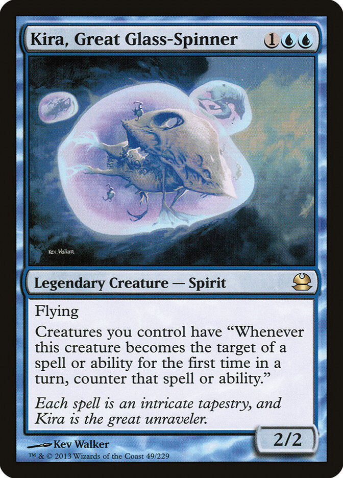 Kira, Grande Vitro-Fiandeiro / Kira, Great Glass-Spinner - Magic: The Gathering - MoxLand