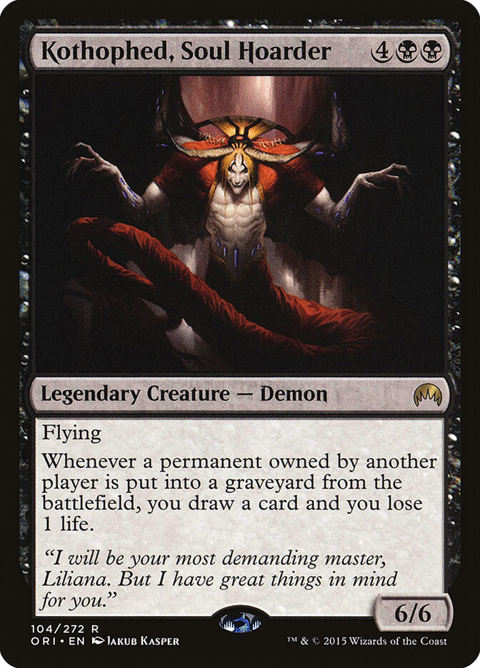 Kothophed, Acumulador de Almas / K