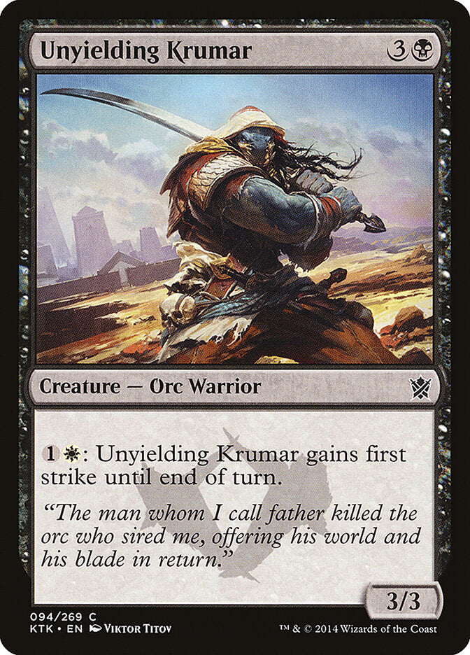 Krumar Inexorável / Unyielding Kru