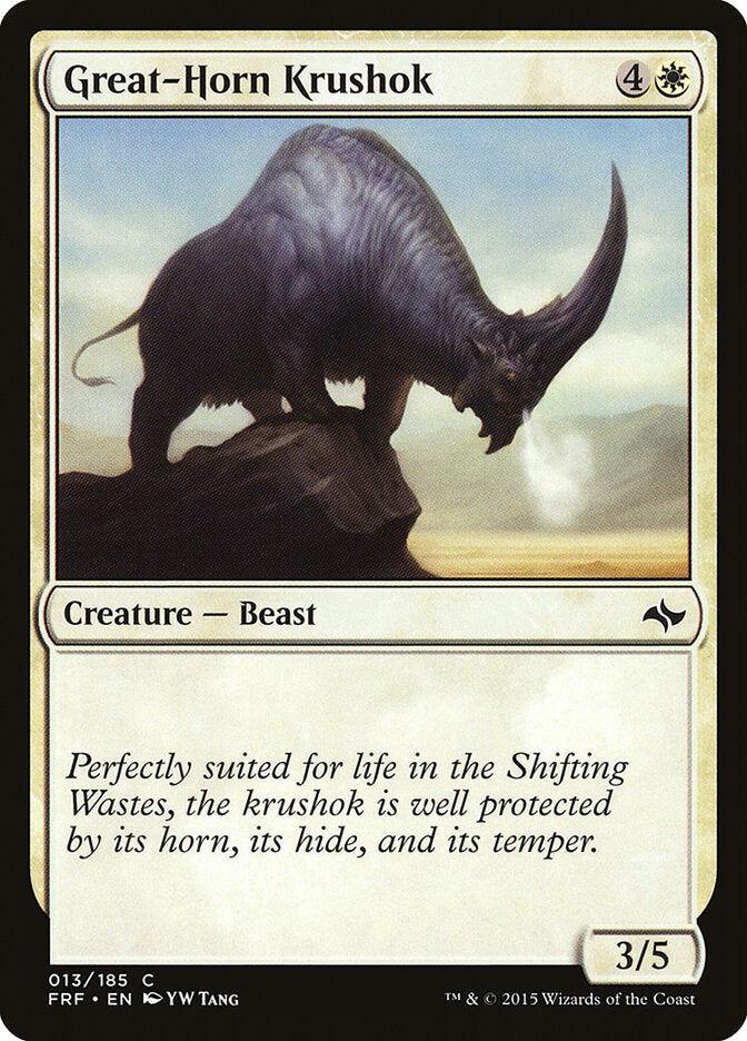 Krushok de Chifre Longo / Great-Horn Krushok - Magic: The Gathering - MoxLand