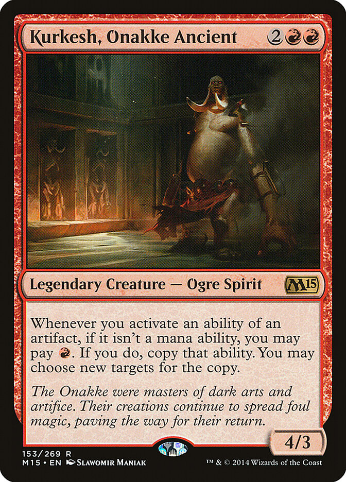 Kurkesh, Ancião Onakke / Kurkesh, Onakke Ancient - Magic: The Gathering - MoxLand