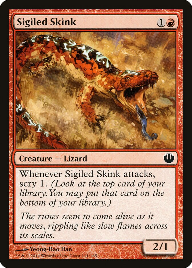 Lagarto Rúnico / Sigiled Skink - Magic: The Gathering - MoxLand