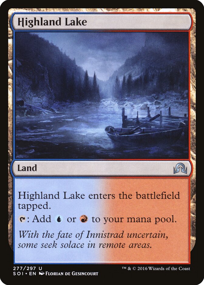 Lago Montanhês / Highland Lake - Magic: The Gathering - MoxLand