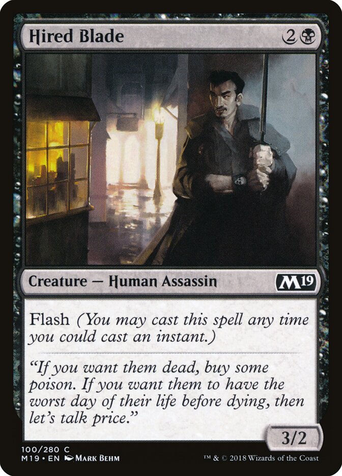 Lâmina de Aluguel / Hired Blade - Magic: The Gathering - MoxLand