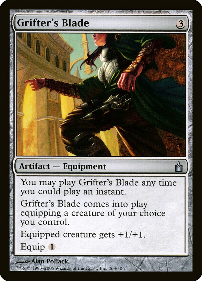 Lâmina de Vigarista / Grifter's Blade - Magic: The Gathering - MoxLand