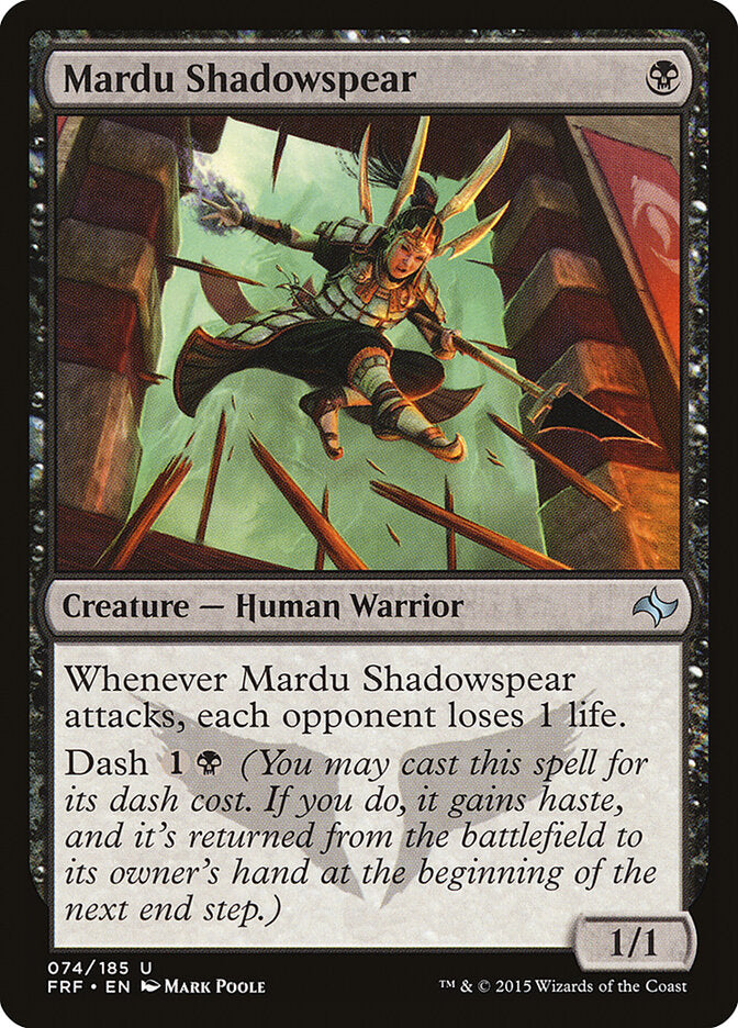 Lança Sombria Mardu / Mardu Shadowspear - Magic: The Gathering - MoxLand