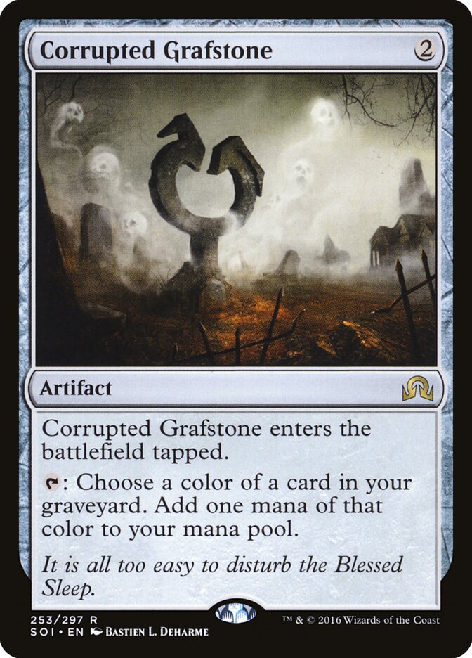 Lápide Corrompida / Corrupted Grafstone - Magic: The Gathering - MoxLand