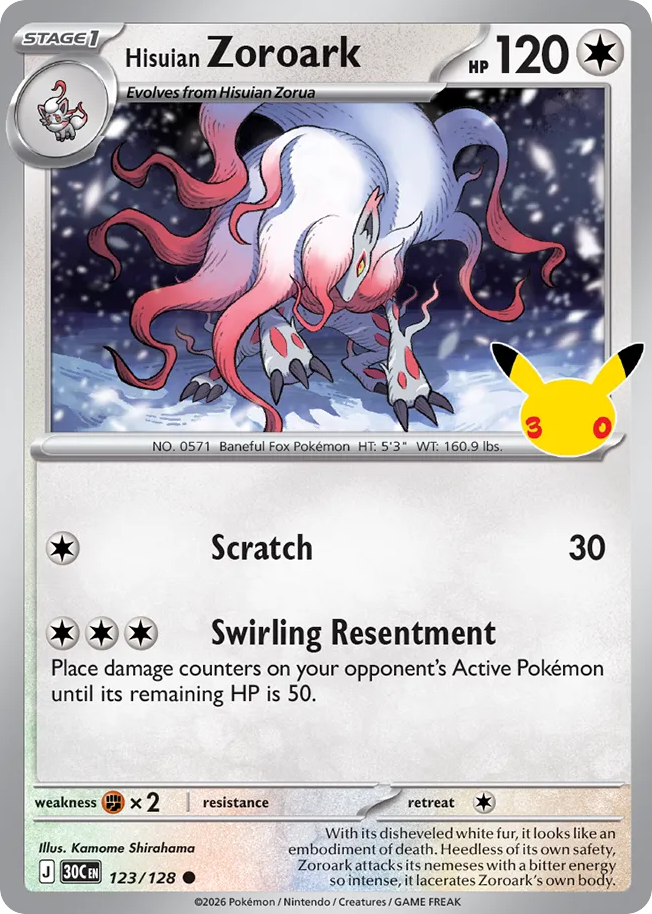 Zoroark de Hisui / Hisuian Zoroark - Pokémon TCG - MoxLand