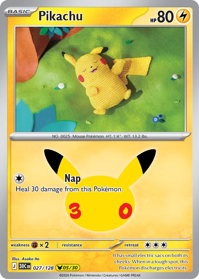 Pikachu - Pokémon TCG - MoxLand