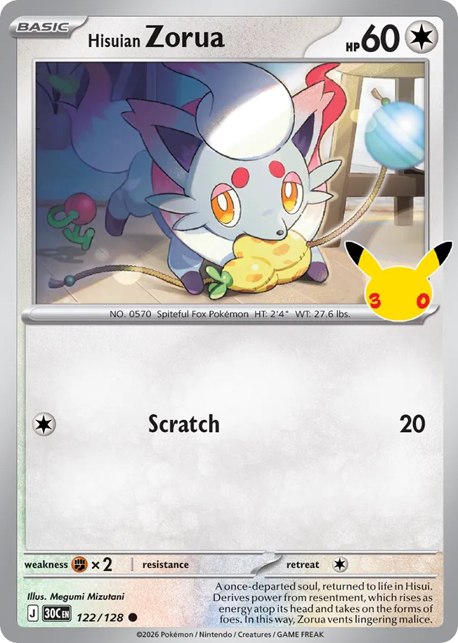 Zorua de Hisui / Hisuian Zorua - Pokémon TCG - MoxLand