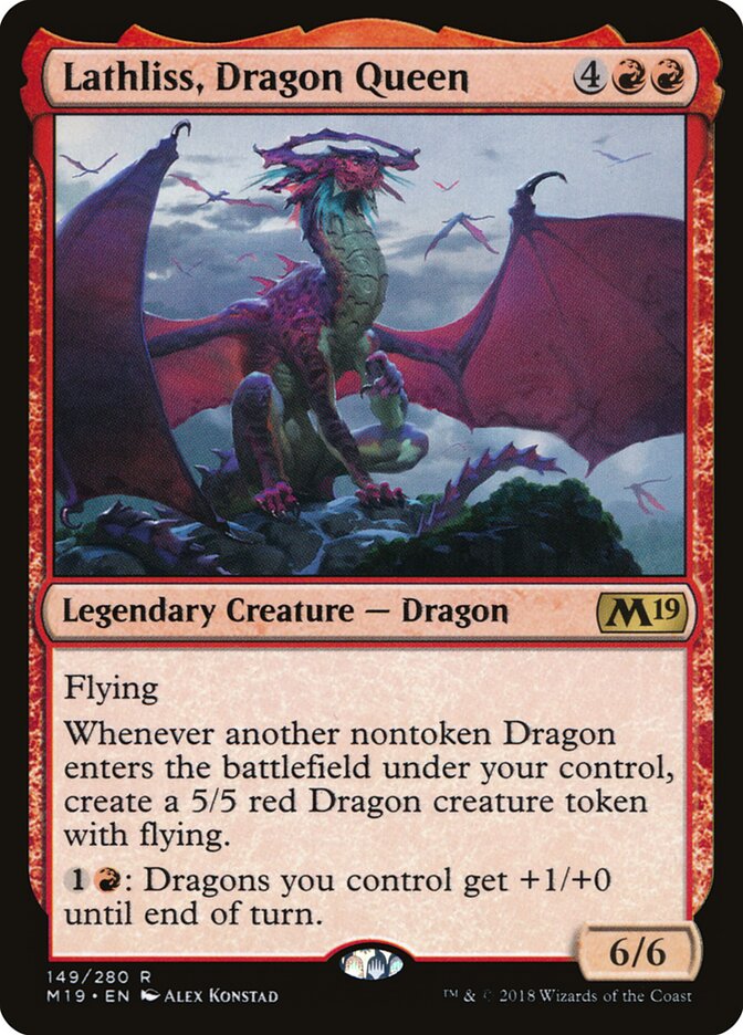 Lathliss, Rainha dos Dragões / Lathliss, Dragon Queen - Magic: The Gathering - MoxLand
