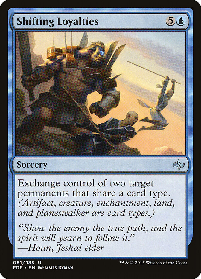 Lealdades Mutáveis / Shifting Loyalties - Magic: The Gathering - MoxLand