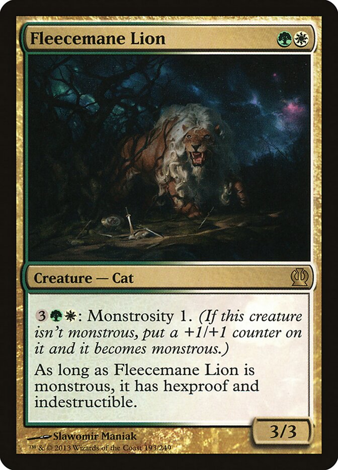 Leão da Juba Lanosa / Fleecemane Lion - Magic: The Gathering - MoxLand