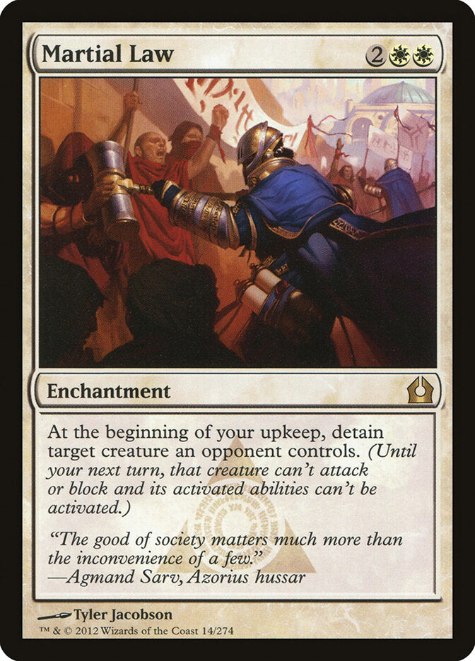 Lei Marcial / Martial Law - Magic: The Gathering - MoxLand