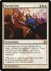 Lei Marcial / Martial Law - Magic: The Gathering - MoxLand