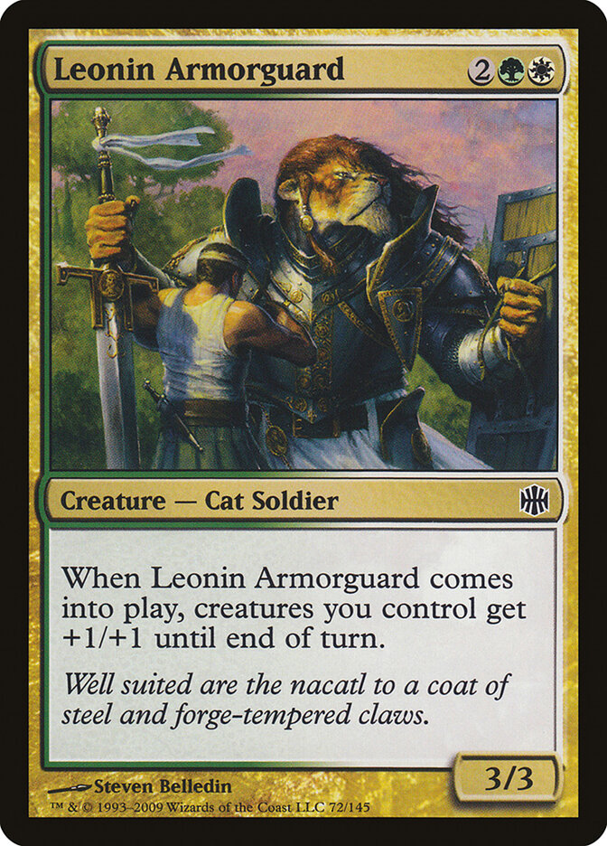 Guardião Blindado Leonino / Leonin Armorguard - Magic: The Gathering - MoxLand