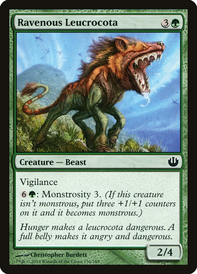 Leucrócota Voraz / Ravenous Leucrocota - Magic: The Gathering - MoxLand