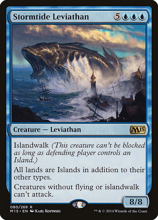 Leviatã da Tormenta Marinha / Stormtide Leviathan - Magic: The Gathering - MoxLand