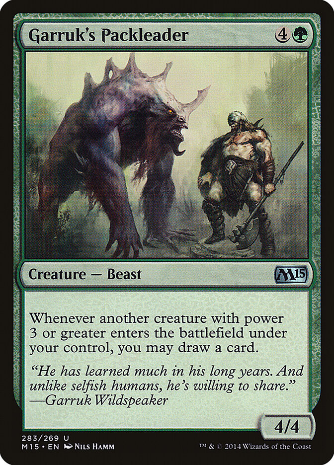 Líder de Matilha de Garruk / Garruk's Packleader - Magic: The Gathering - MoxLand