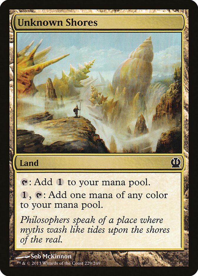 Litorais Desconhecidos / Unknown Shores - Magic: The Gathering - MoxLand