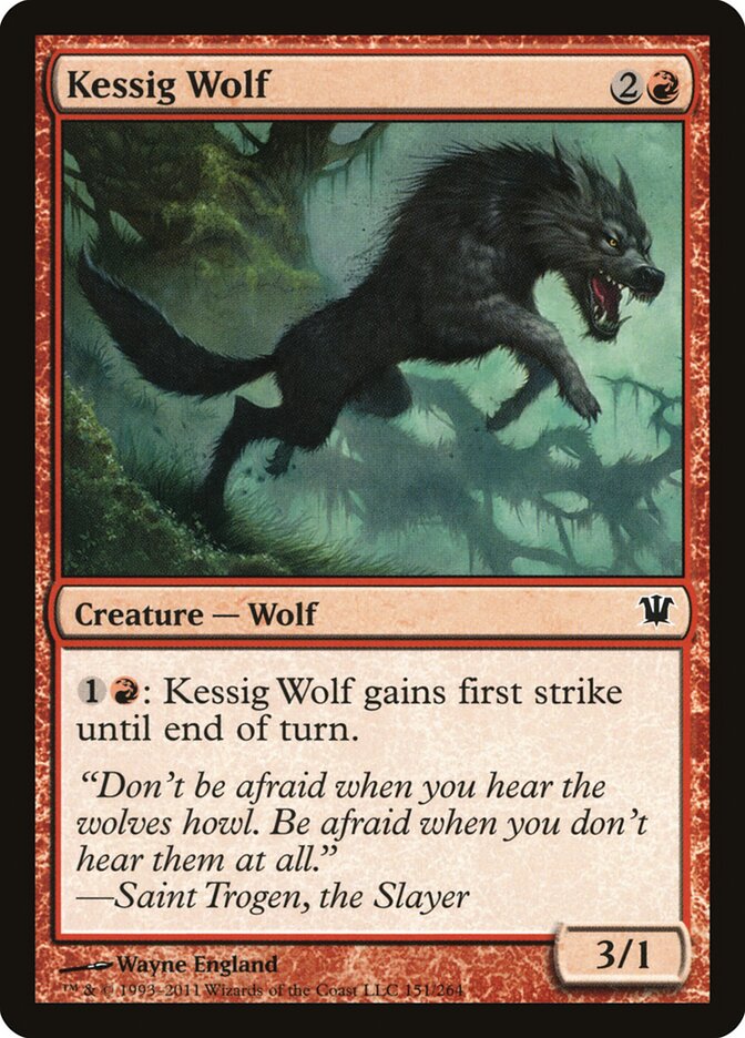 Lobo de Kessig / Kessig Wolf - Magic: The Gathering - MoxLand
