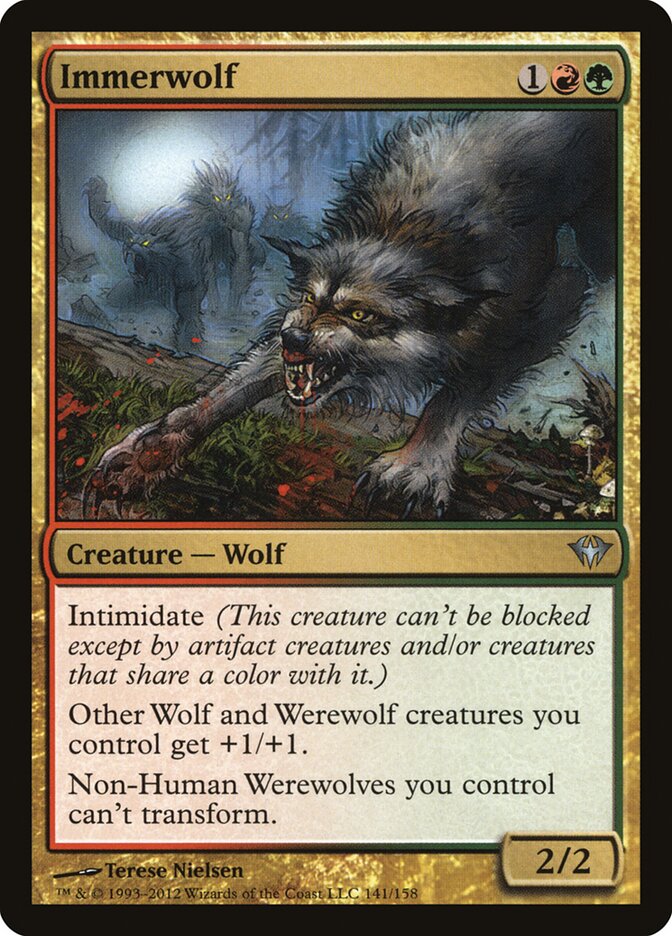 Lobo Obstinado / Immerwolf - Magic: The Gathering - MoxLand