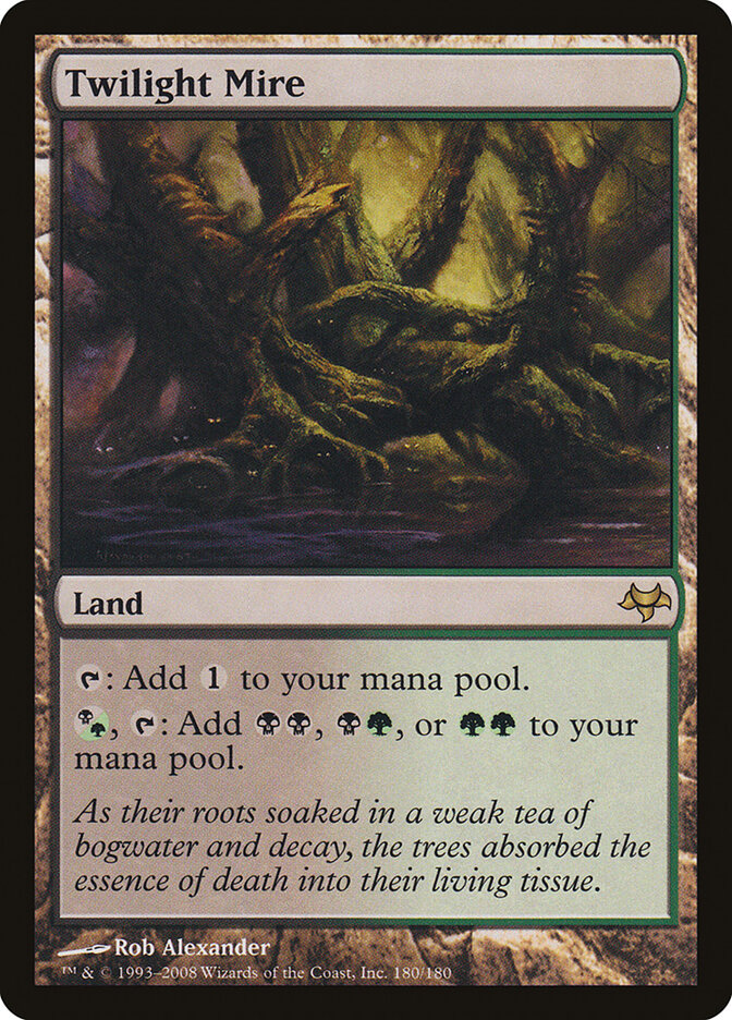 Lodaçal do Crepúsculo / Twilight Mire - Magic: The Gathering - MoxLand