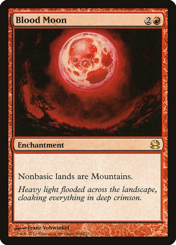 Lua Sangrenta / Blood Moon - Magic: The Gathering - MoxLand