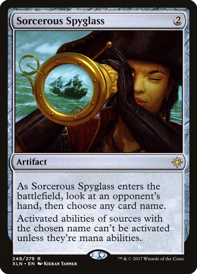 Luneta Enfeitiçada / Sorcerous Spyglass - Magic: The Gathering - MoxLand