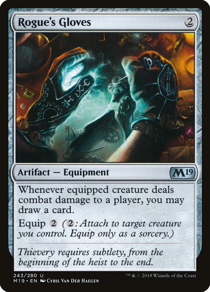 Luvas de Ladino / Rogue's Gloves - Magic: The Gathering - MoxLand