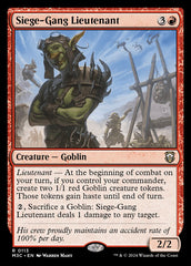 Siege-Gang Lieutenant - Magic: The Gathering - MoxLand