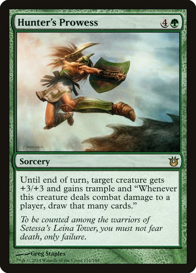 Maestria do Caçador / Hunter's Prowess - Magic: The Gathering - MoxLand