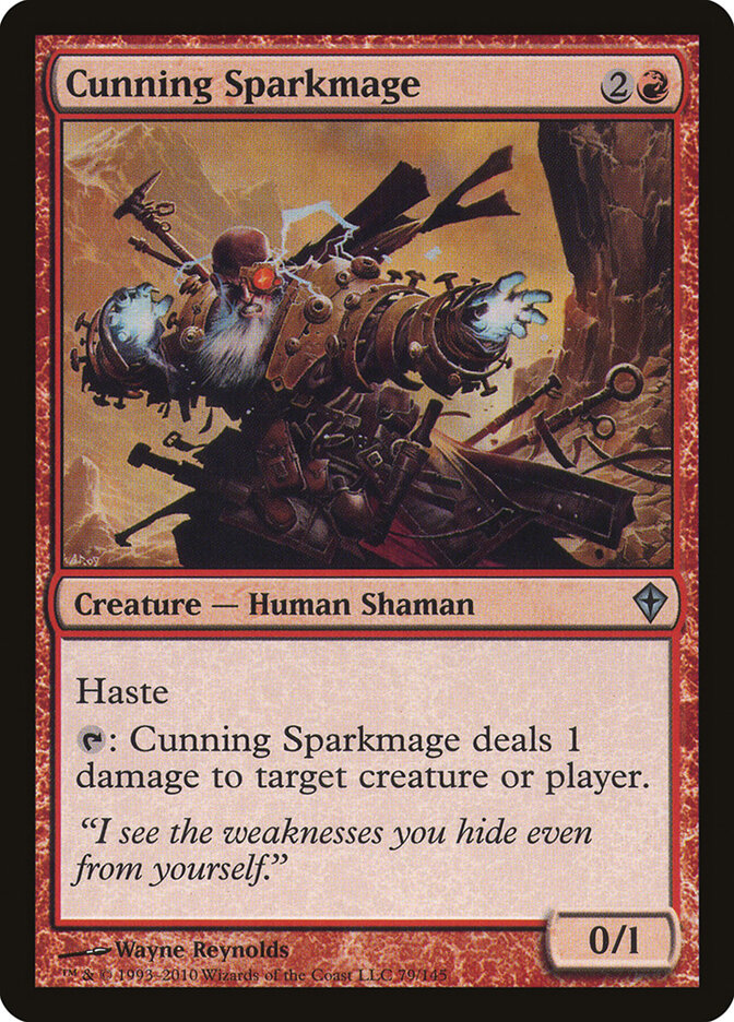 Mago de Centelhas Astuto / Cunning Sparkmage - Magic: The Gathering - MoxLand